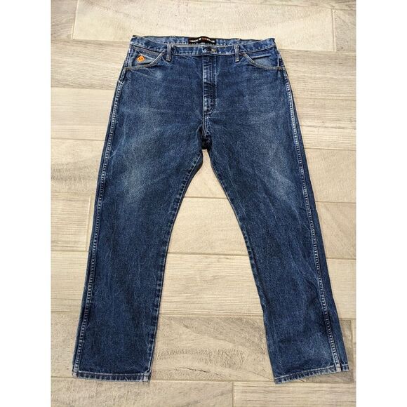 Wrangler FR Flame Resistant  13 Original Men's Jeans 40x32 (38X32)‎ WORKWEAR - Picture 1 of 12